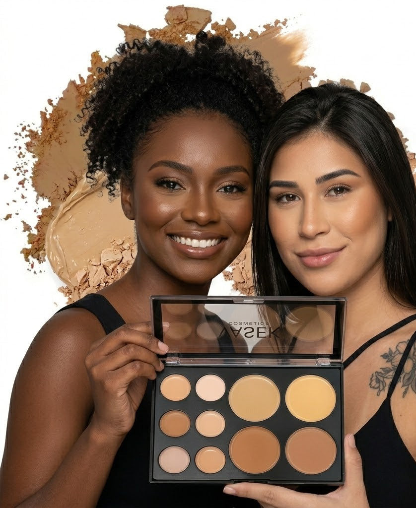 Vasek Cosmetics 10-Color Correcting Concealer Palette