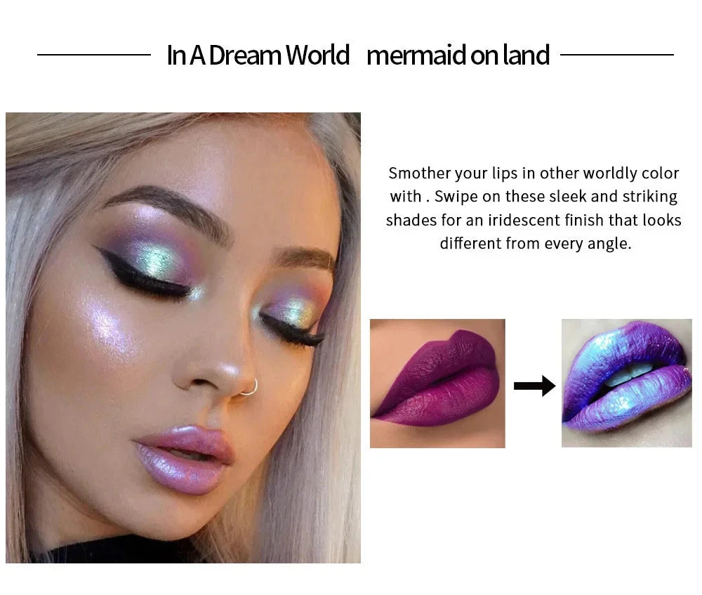 Vasek Cosmetics Holographic Mermaid Lip Gloss