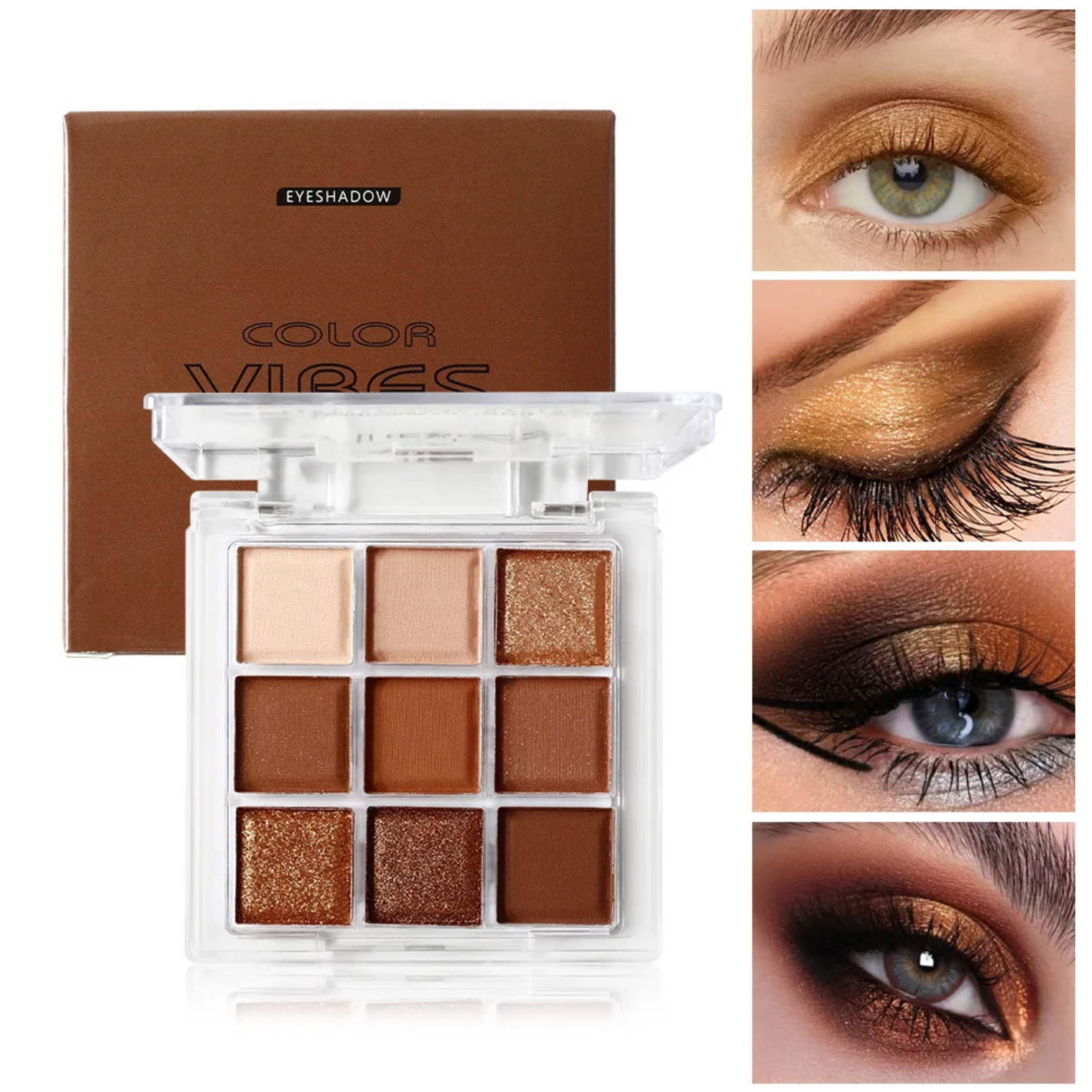 Brown Shades Shimmer Eyeshadow Palette