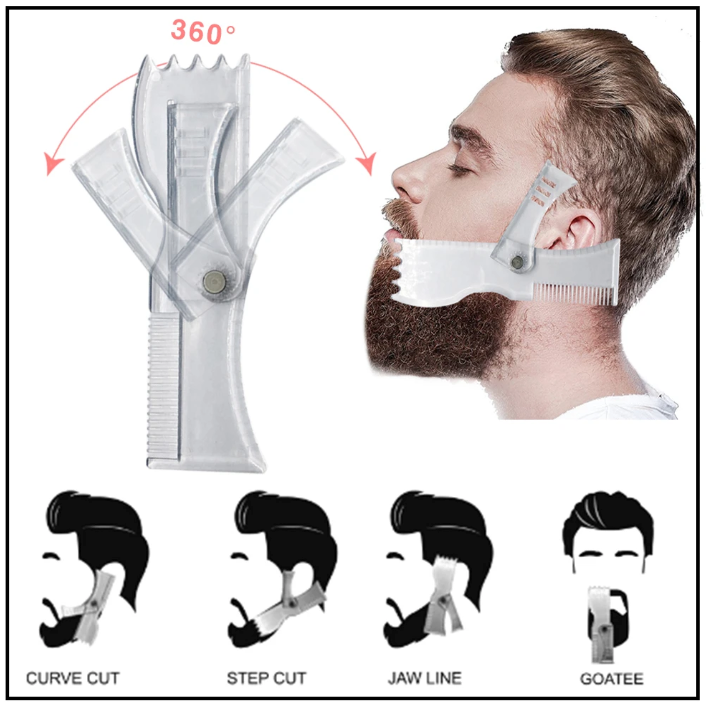 Professional Beard Shaping Tool
