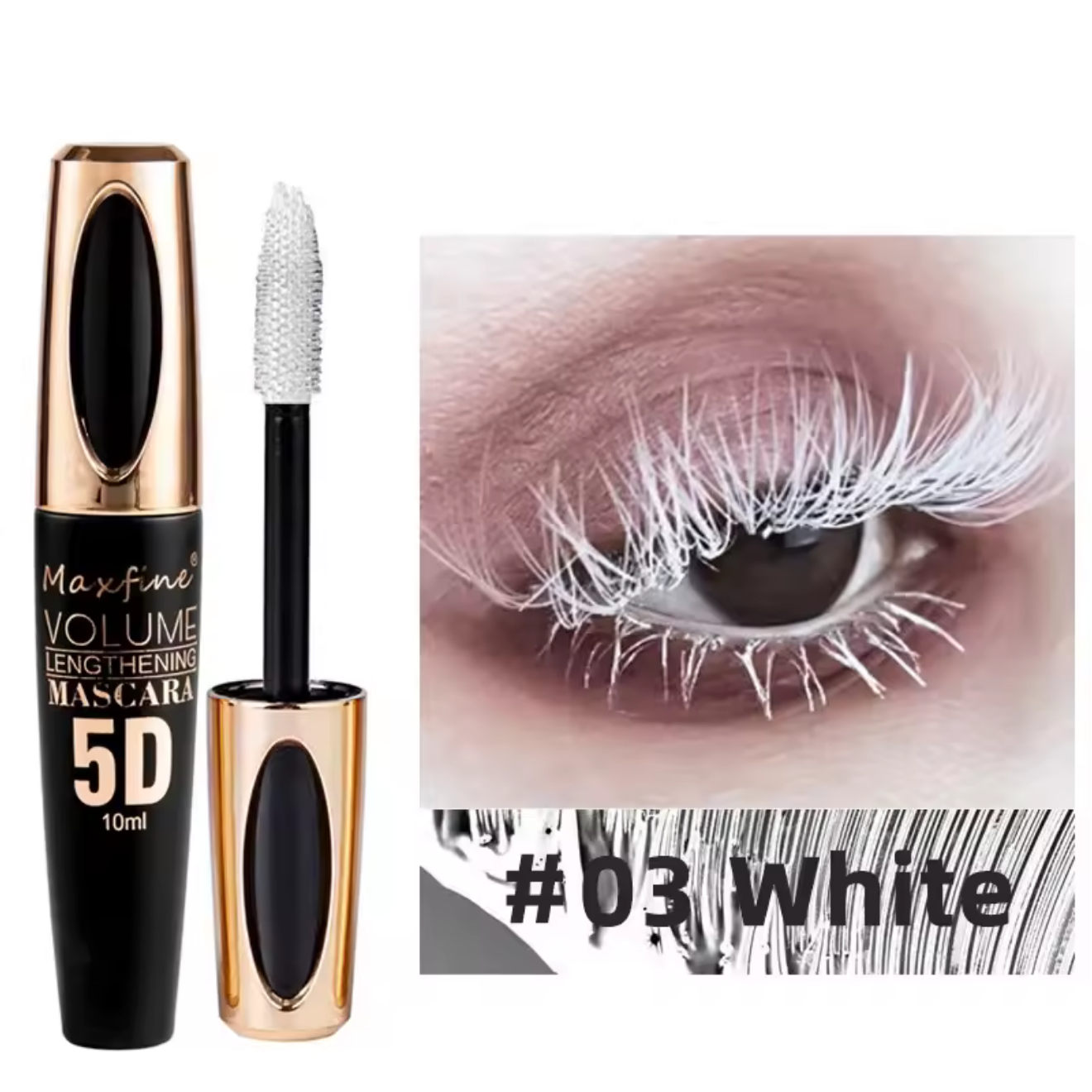 White Volume Waterproof Mascara