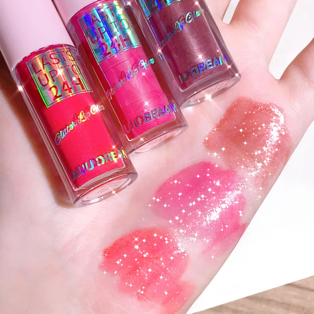 Waterproof Glitter Lip Glaze
