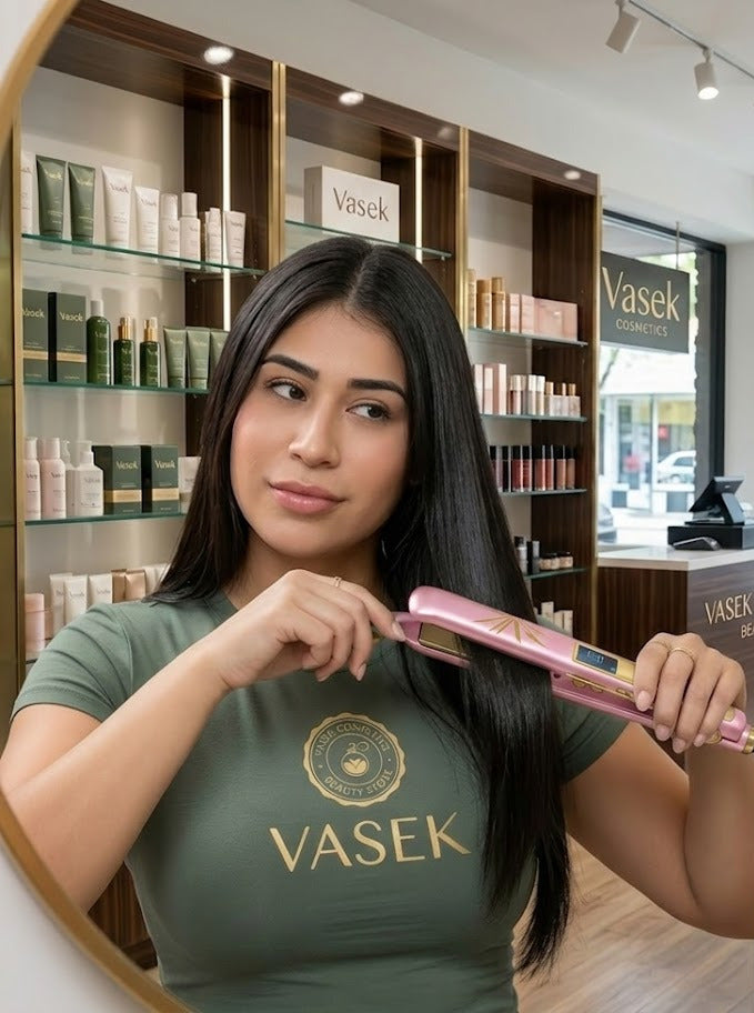 Vasek Cosmetics Pink Professional Hair Straightner