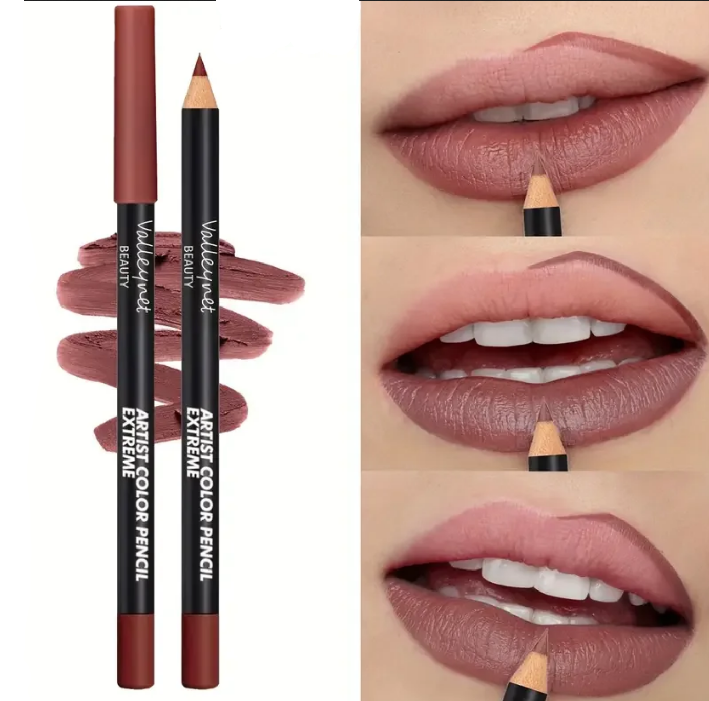 Nude Waterproof Lip Glaze + Lip Liner Set