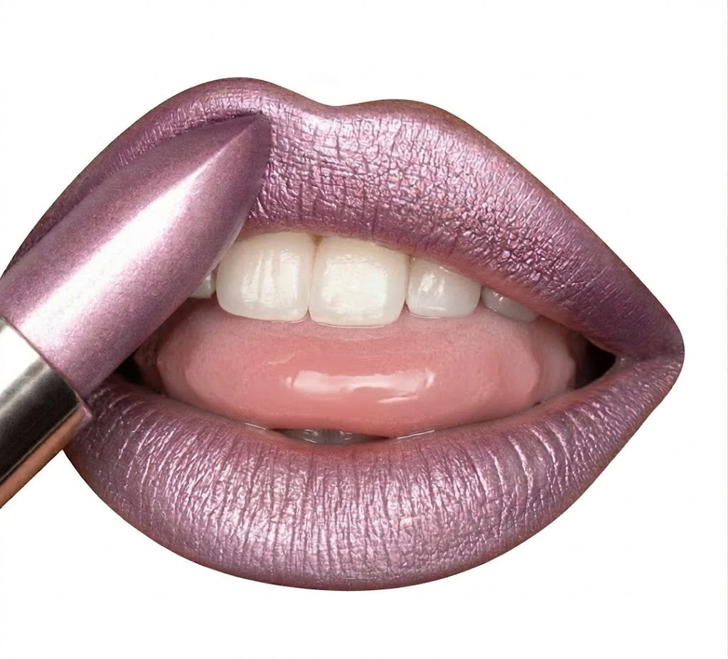 Vasek Cosmetics Metallic Pearlescent Long-Lasting Lipstick