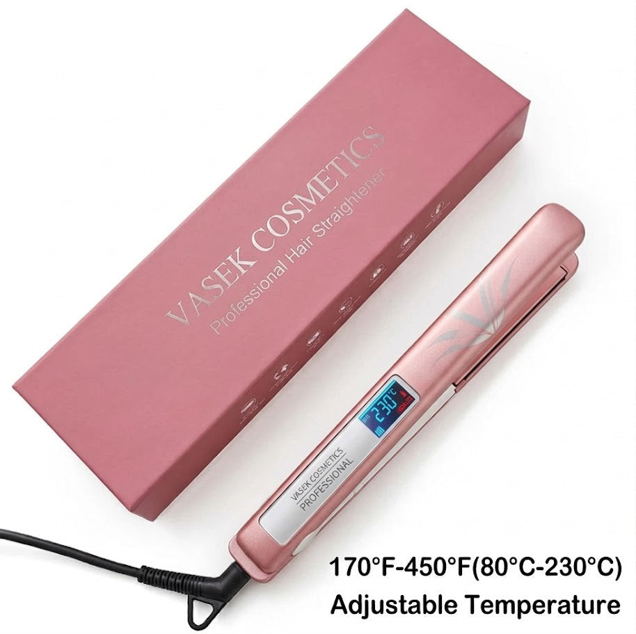 Vasek Cosmetics Pink Professional Hair Straightner