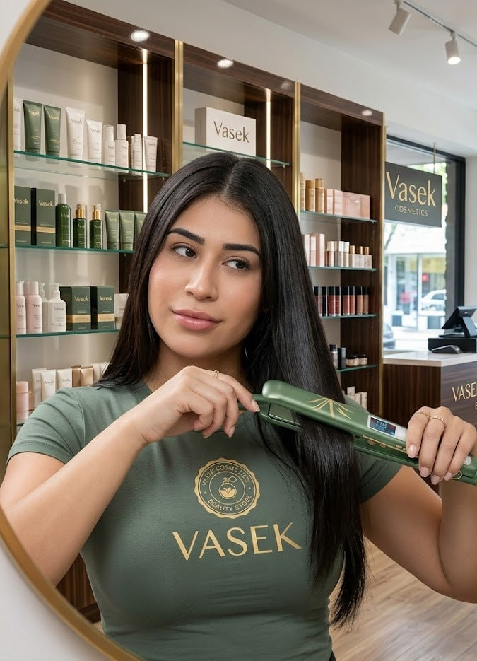 Vasek Cosmetics Green Professional Hair Straightner