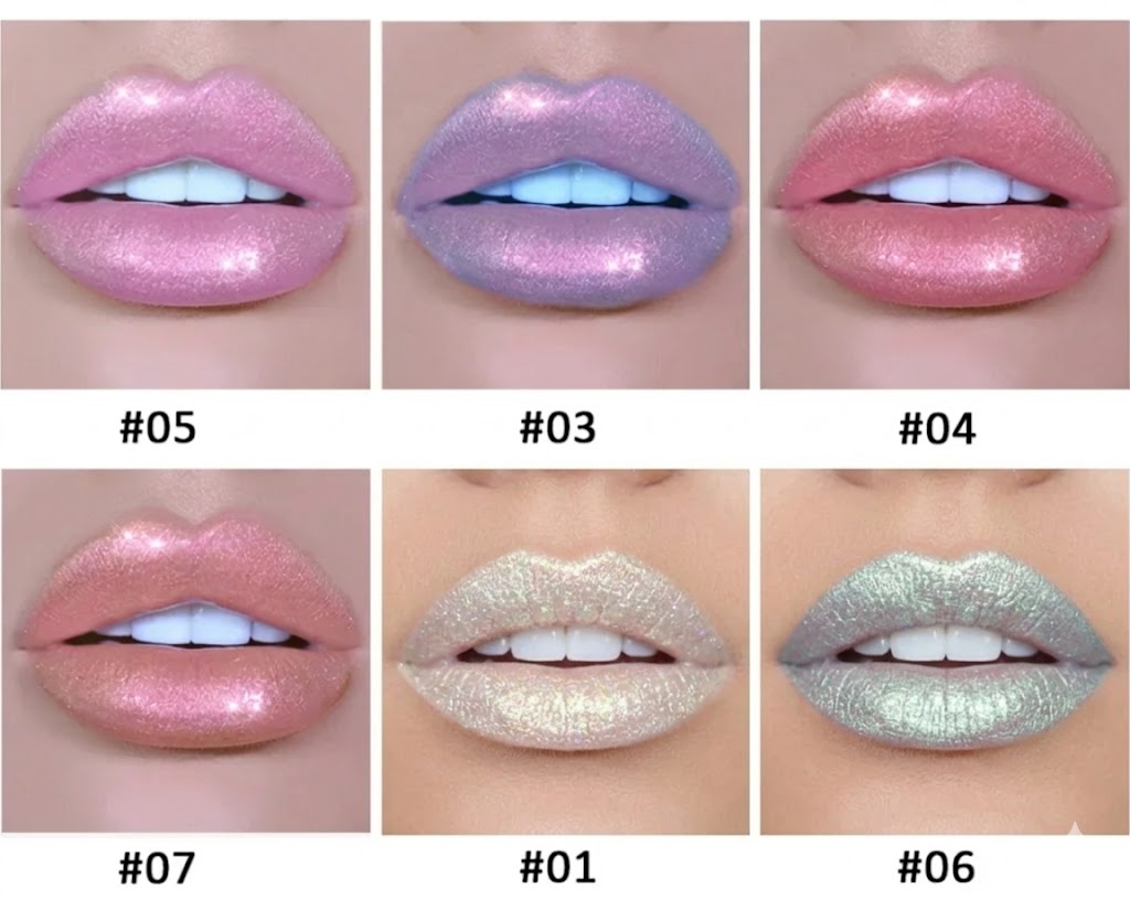 Vasek Cosmetics Holographic Mermaid Lip Gloss