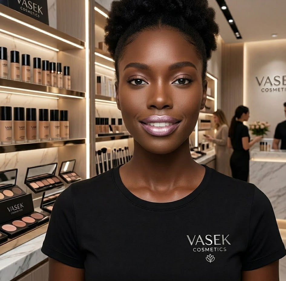 Vasek Cosmetics Metallic Pearlescent Long-Lasting Lipstick