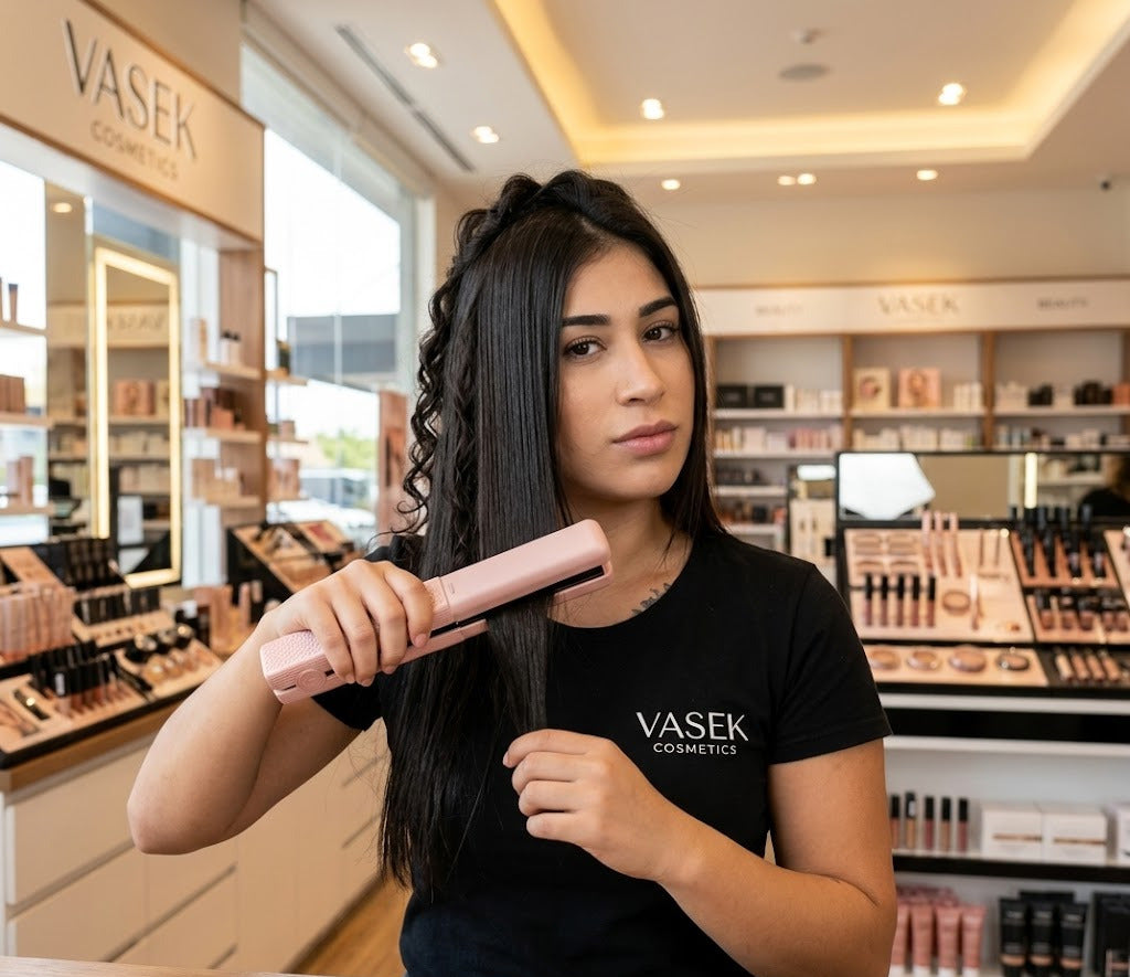 Vasek Cosmetics Cordless Mini Hair Straightener